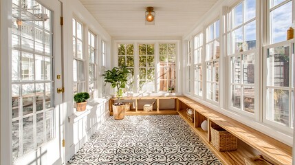  modern sunroom with beautiful architectural structure and amazing interior designs