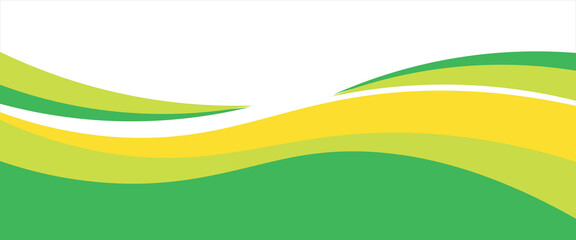 Abstract yellow banner background. Graphic design banner pattern background template with dynamic curve shapes. vector illustration