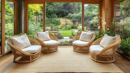  modern sunroom with beautiful architectural structure and amazing interior designs
