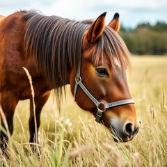 Fototapeta premium horse in the field