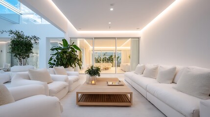 modern sunroom with beautiful architectural structure and amazing interior designs