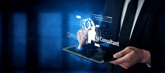 AI assistant with LLM, big data, machine learning, and generative AI powers prompt engineering and...