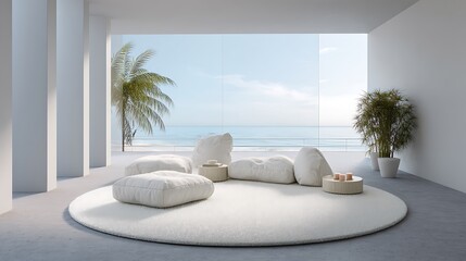 modern sunroom with beautiful architectural structure and amazing interior designs