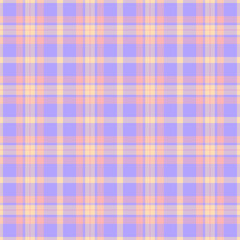 Store texture vector tartan, folk background check textile. October plaid seamless fabric pattern in light and thistle colors.