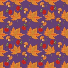 Autumn leaves pattern, season