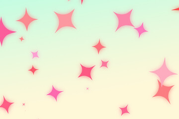 Soft pastel abstract pattern background with cute minimal elements.
