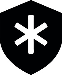 Medical Shield Emblem Design Emergency Care and Protection in Health Services Promoting Trust and Security