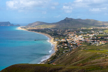 Obraz premium Scenic view of Porto Santo Island, Portugal