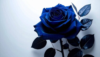 Blue roses, background, copyspace, flowers, symbol, mystery, elegance, fantasy, nature, petals, delicate, romantic, artistic, decorative, vibrant, surreal, enchanting, magical, soft, beauty, floral, d