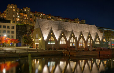 The Fish Church or Feskekorka on the water front in Gothenburg, Sweden on 25 October 2025.