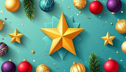 Golden Star Holiday Glow