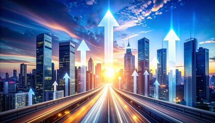 traffic in city at night