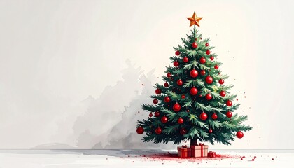 Festive Christmas Tree Glow