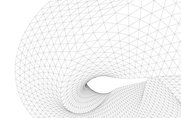 Abstract shape architectural background vector illustration