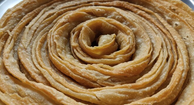Parotta South Indian Layered Bread with Buttery Shine