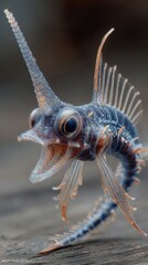 Obraz premium Unique fish with a spooky appearance for Halloween