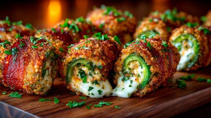 Jalapeños rellenos de queso