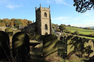 St Nicholas' Church, High Bradfield, Yorkshire.