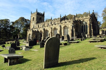 St Nicholas' Church, High Bradfield, Yorkshire.