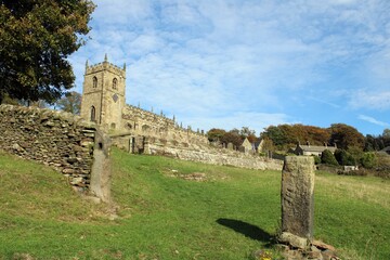 St Nicholas' Church, High Bradfield, Yorkshire.
