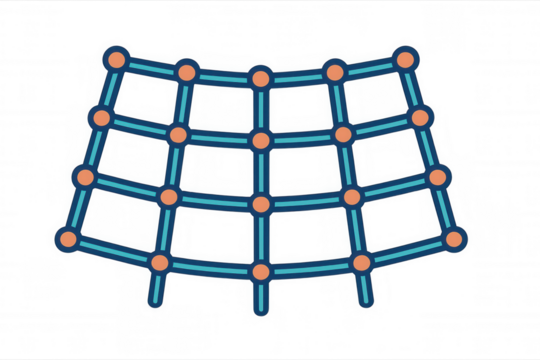 Children playground climbing net icon representing connection, network, and web technology on transparent background