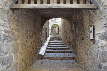 La citadelle de Villefranche de Conflent, Pyr&eacute;n&eacute;es orientales, Roussillon, Catalogne, Occitanie, France.
