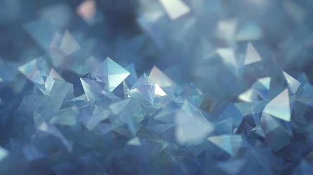 abstract blue background, triangle