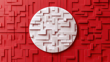 circle wave geometric abstract pattern background, vortex 