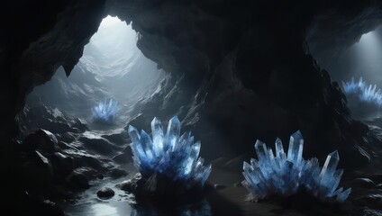 Mystical Crystal Cave - A Glimpse into the Earths Hidden Treasures.