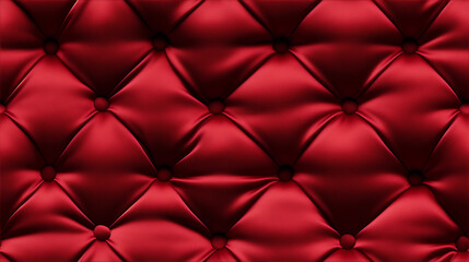 Naklejka premium Deep Ruby Red Quilted Velvet Seamless Gift Wrap Background