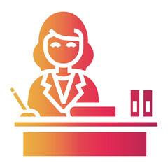 bookkeeping Gradient icon