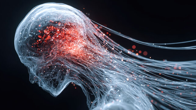 Digital representation of human brain activity with dynamic neural connections and data flow