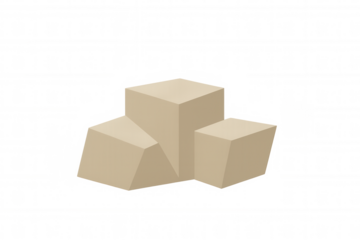 Fresh baker's yeast blocks for baking bread and pastry, providing leavening for dough preparation