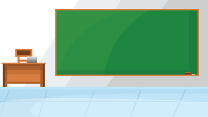classroom vector with board for business and other