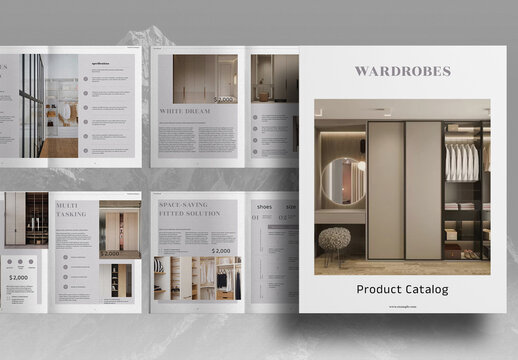 Wardrobe Catalogue Brochure Layout