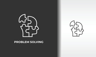 Problem Solving Vector, Icon Or Logo Sign Isolated Symbol Illustration