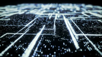 Abstract technology background with digital circuit board, network communication, data flow, and connection lines, futuristic concept - Powered by Adobe