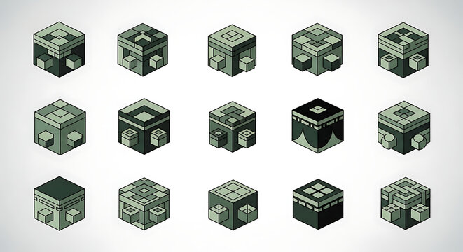 set of kabbah icons
