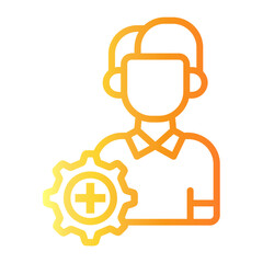 skill Line Gradient Icon