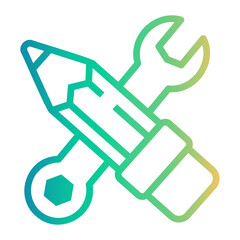 skill Line Gradient Icon