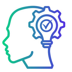 skill Line Gradient Icon