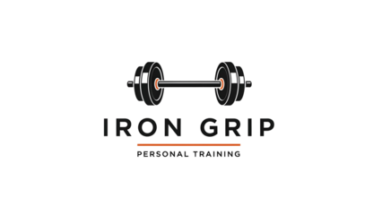 Dumbbell Illustration on Transparent Background Fitness Training