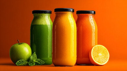 fresh fruit juice with fruits