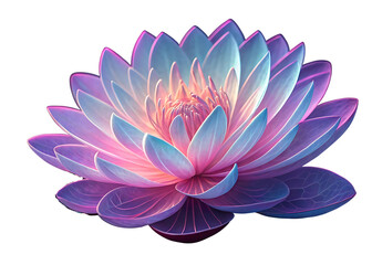 Detailed close up of a lotus flower in vibrant colors on a black background perfect for meditation and spa promotion