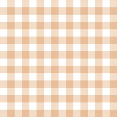 Classic gingham check pattern in soft brown tones. Perfect for fabric, tablecloths, packaging, backgrounds, and vintage-inspired design projects.