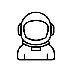 Vector illustration of an astronaut helmet art