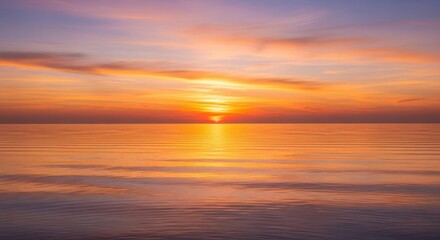 Obraz premium The Majestic Horizon Where Golden Sunbeams Embrace the Serene Ocean Waters Creating a Breathtaking Display of Nature's Artistry