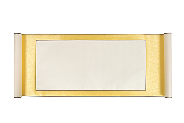 Ancient Paper Scroll, There is space to put text, drawings.