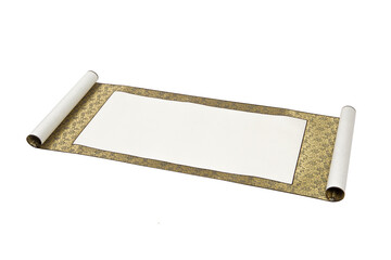 Ancient Paper Scroll, There is space to put text, drawings.