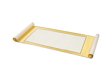 Ancient Paper Scroll, There is space to put text, drawings.